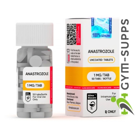 HILMA BIOCARE ANASTROZOLE (ARIMIDEX) 1mg/tab 50tabs 1