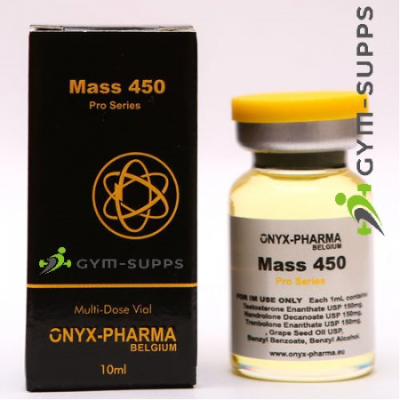 ONYX PHARMA - MASS 450 (TEST ENANTHATE, TREN ENANTHATE, NANDROLONE MIX) 450mg x 10ml 12