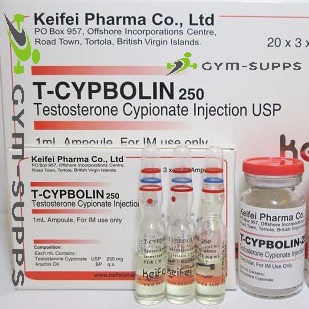 KEIFEI PHARMA – TESTOSTERONE CYPIONATE 250mg/10ml (T - Cypbolin 250), TEST CYP 9