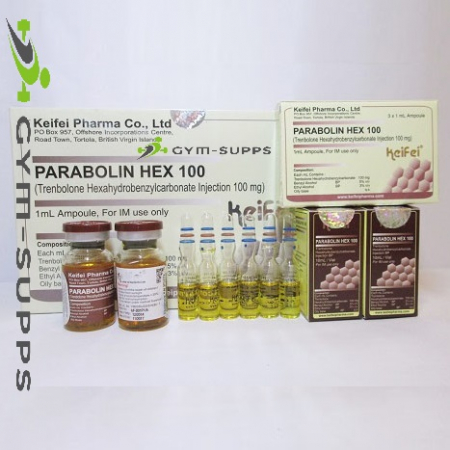 KEIFEI PHARMA - TRENBOLONE HEXAHYDROBENCYLCARBONATE 100mg/10ml (Parabolin - HEX 100), TREN HEX 5