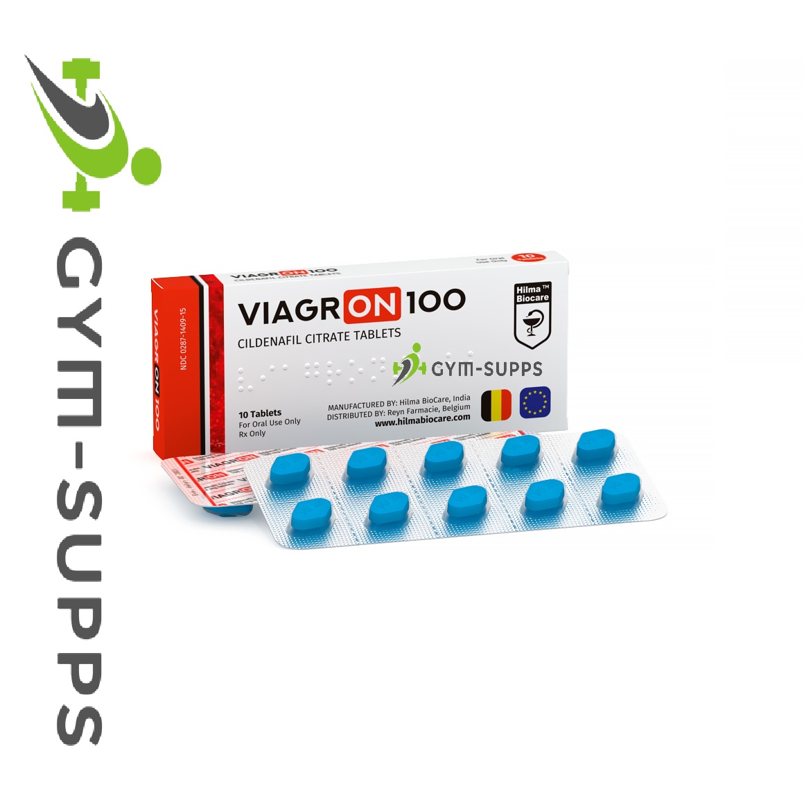 HILMA BIOCARE VIAGRA (SILDENAFIL CITRATE) 100mg/10tabs Gym Supps