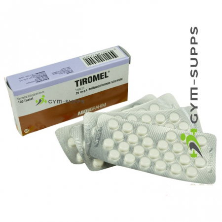 TIROMEL (LIOTHYRONINE SODIUM, T3) 25mcg/tab 100Tabs 2
