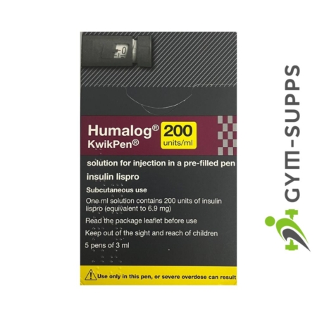 HUMALOG INSULIN PEN - LILLY, 3ml, 200 iu/ml (UK PHARMACY) 1 PEN 1