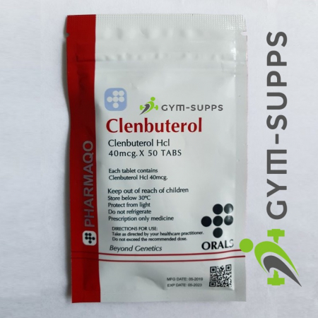 PHARMAQO LABS – CLENBUTEROL 40 mcg / 50 tabs 3