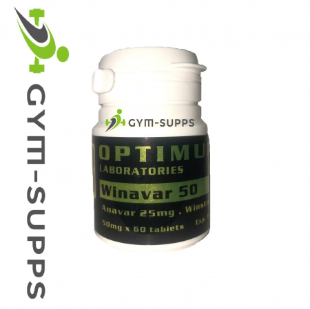 OPTIMUM BIOTECH – WINWAR 50 (ANAVAR 25mg + WINSTROL 25mg) 50mg / 60 tabs 1