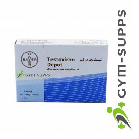 TESTOVIRON DEPOT - TESTOSTERONE ENANTHATE (GENUINE, PHARMACEUTICAL GRADE TESTOSTERONE, BAYER), 250mg/ml, 3 amps 2