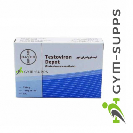 TESTOVIRON DEPOT - TESTOSTERONE ENANTHATE (GENUINE, PHARMACEUTICAL GRADE TESTOSTERONE, BAYER), 250mg/ml, 3 amps 28