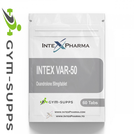 INTEX PHARMA - INTEX VAR-50mg (ANAVAR, VAR, OXANDROLONE) 50mg / 60 tabs 7