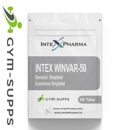 INTEX PHARMA - INTEX WIN VAR-50mg (WINSTROL, ANAVAR) 50mg / 60tabs 2