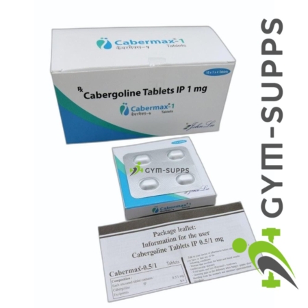 CABERGOLINE - CABERLEE (John Lee Pharmaceuticals, pharmaceutical grade, caber) 1mg / 4 tablets 14