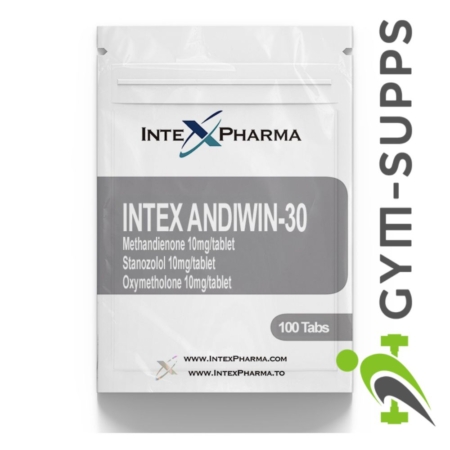 INTEX PHARMA – ANDIWIN-30 (DIANABOL, OXYMETHOLONE, WINSTROL), 30mg / 100 tabs 1