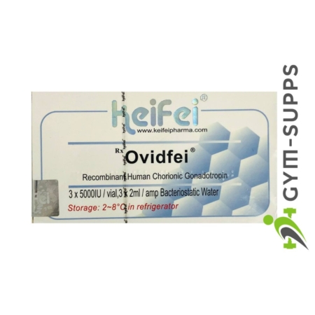 KEIFEI PHARMA - OVIDFEI 5000 HCG, 5000iu x 3vials, 15'000iu (BAC WATER INCLUDED) 4