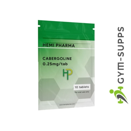 HEMI PHARMA - CABERGOLINE 0.25mg 10tabs 8