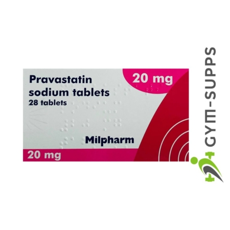 PRAVASTATIN SODIUM (LOWERS BAD CHOLESTEROL, MILPHARM PHARMA) 20mg / 28tabs 6